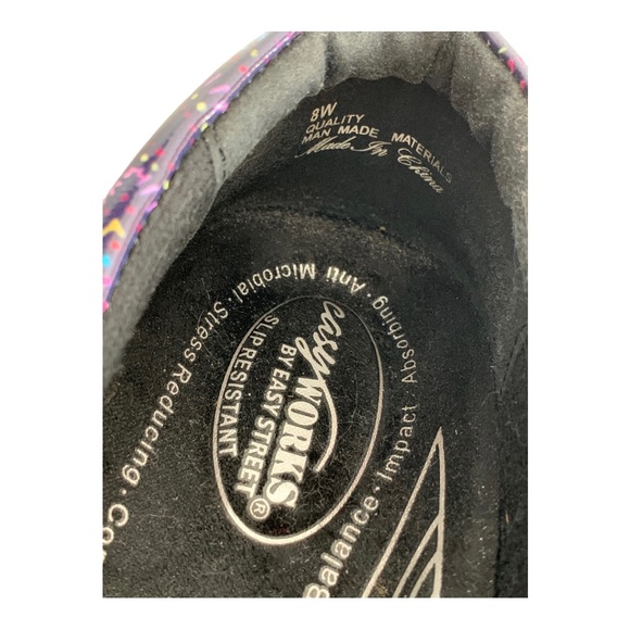 Easy Works By Easy Street Purple Clogs Sz 8W - Picture 7 of 7